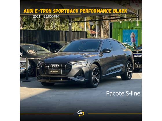 AUDI E-TRON ELÉTRICO SPORTBACK PERFORMANCE BLACK QUATTRO